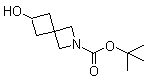 structure of CAS# 1147557-97-8, 6-羟基-2-氮杂螺[3.3]庚烷-2-甲酸叔丁酯