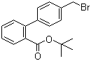 structure of CAS# 114772-40-6, 4'-溴甲基联苯-2-甲酸叔丁酯