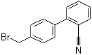 structure of CAS# 114772-54-2, 2-氰基-4'-溴甲基联苯