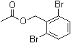 structure of CAS# 1147858-83-0, 2,6-Dibromobenzyl acetate