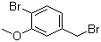 structure of CAS# 1148110-16-0, 1-溴-4-(溴甲基)-2-甲氧基苯