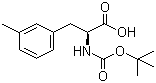 CAS 登录号：114873-06-2, Boc-L-3-甲基苯丙氨酸, N-叔丁氧羰基-L-3-甲基苯丙氨酸
