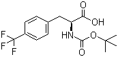 CAS 登录号：114873-07-3, Boc-L-4-三氟甲基苯丙氨酸, N-叔丁氧羰基-L-4-三氟甲基苯丙氨酸