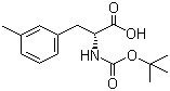 CAS 登录号：114873-14-2, Boc-D-3-甲基苯丙氨酸, N-叔丁氧羰基-D-3-甲基苯丙氨酸