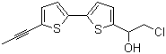 2-Chloro-1-(5'-(prop-1-ynyl)-2,2'-bithiophen-5-yl)ethanol molecular structure (CAS 114916-00-6)