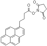 structure of CAS# 114932-60-4, 1-Pyrenebutanoic acid succinimidyl ester
