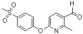CAS # 1150100-46-1, 2-Methyl-6-[4-(methylsulfonyl)phenoxy]-3-pyridinecarboxaldehyde
