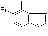 structure of CAS# 1150617-52-9, 5-溴-4-甲基-1H-吡咯并[2,3-b]吡啶