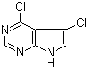 structure of CAS# 115093-90-8, 4,5-二氯-7H-吡咯并[2,3-d]嘧啶