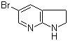 structure of CAS# 115170-40-6, 5-溴-2,3-二氢-1H-吡咯并[2,3-b]吡啶