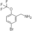 structure of CAS# 1152088-62-4, 5-溴-2-(三氟甲氧基)苯甲胺