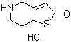 structure of CAS# 115473-15-9, 5,6,7,7a-四氢噻吩并[3,2-c]吡啶-2(4H)-酮盐酸盐