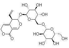 structure of CAS# 115713-06-9, 6'-O-beta-D-Glucosylgentiopicroside