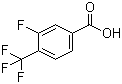 structure of CAS# 115754-21-7, 3-氟-4-(三氟甲基)苯甲酸