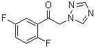 structure of CAS# 1157938-97-0, 1-(2,5-二氟苯基)-2-(1H-1,2,4-三唑-1-基)乙酮