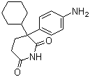 CAS 登录号：115883-22-2, (+/-)-3-(4-氨基苯基)-3-环己基哌啶-2,6-二酮