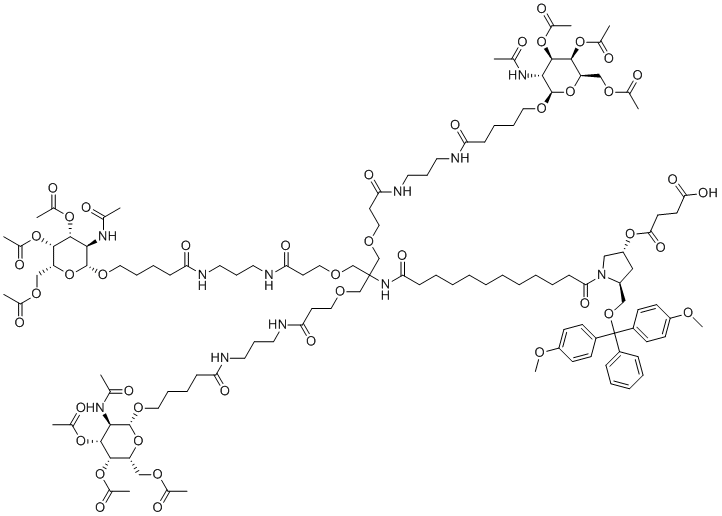 structure of CAS# 1159408-61-3, N-乙酰半乳糖胺-L96