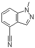 structure of CAS# 1159511-43-9, 1-甲基-1H-吲唑-4-甲腈