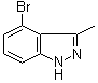 structure of CAS# 1159511-73-5, 4-Bromo-3-methyl-1H-indazole