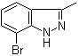 structure of CAS# 1159511-75-7, 7-溴-3-甲基-1H-吲唑