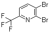 structure of CAS# 1159512-35-2, 2,3-二溴-6-(三氟甲基)吡啶