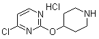structure of CAS# 1159823-41-2, 4-氯-2-(4-哌啶基氧基)嘧啶盐酸盐