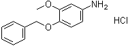 structure of CAS# 1159825-08-7, 3-甲氧基-4-(苯基甲氧基)苯胺盐酸盐
