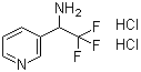 structure of CAS# 1159825-86-1, alpha-(三氟甲基)-3-吡啶甲胺二盐酸盐