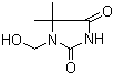 CAS # 116-25-6, 1-Hydroxymethyl-5,5-dimethylhydantoin, 1-(Hydroxymethyl)-5,5-dimethylimidazolidine-2,4-dione-, MDM hydantoin