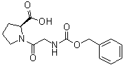 structure of CAS# 1160-54-9, 苄氧羰基甘氨酰基-L-脯氨酸