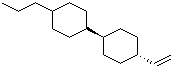 structure of CAS# 116020-44-1, (反式,反式)-4-乙烯基-4'-丙基-1,1'-联环己烷