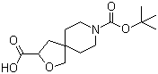 structure of CAS# 1160246-86-5, 8-(叔丁氧基羰基)-2-氧杂-8-氮杂螺[4.5]癸烷-3-羧酸