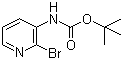 structure of CAS# 116026-98-3, (2-溴吡啶-3-基)氨基甲酸叔丁酯