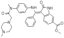 structure of CAS# 1160294-26-7, Vargatef
