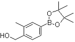 structure of CAS# 1160430-87-4, 4-(羟甲基)-3-甲基苯硼酸频哪醇酯
