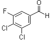 structure of CAS# 1160574-74-2, 3,4-二氯-5-氟苯甲醛