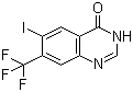 structure of CAS# 1160994-05-7, 6-碘-7-(三氟甲基)-4(3H)-喹唑啉酮