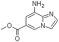 structure of CAS# 1160994-94-4, 8-氨基咪唑并[1,2-a]吡啶-6-羧酸甲酯