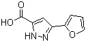 CAS 登录号：116153-81-2, 5-(呋喃-2-基)-2H-吡唑-3-甲酸