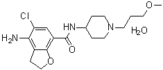CAS 登录号：1161952-84-6, 普芦卡必利一水合物