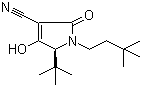 CAS 登录号：1162665-55-5, 1-(3,3-二甲基丁基)-5-(叔丁基)-2,5-二氢-4-羟基-2-氧代-1H-吡咯-3-甲腈