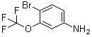structure of CAS# 116369-25-6, 4-溴-3-(三氟甲氧基)苯胺