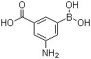 structure of CAS# 116378-40-6, 3-氨基-5-羧基苯硼酸