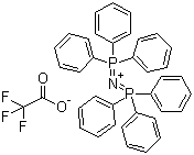 structure of CAS# 116405-43-7, 双(三苯基膦)三氟醋酸铵