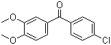 structure of CAS# 116412-83-0, 4-氯-3',4'-二甲氧基二苯甲酮