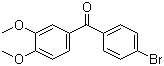 structure of CAS# 116412-90-9, 4-溴-3',4'-二甲氧基二苯甲酮
