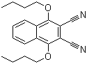 structure of CAS# 116453-89-5, 1,4-二丁氧基-2,3-萘二甲腈