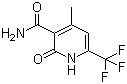 CAS # 116548-07-3, 1,2-Dihydro-4-methyl-2-oxo-6-(trifluoromethyl)-3-pyridinecarboxamide