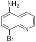 structure of CAS# 116632-58-7, 5-Amino-8-bromoquinoline