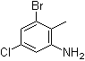 structure of CAS# 1166756-72-4, 3-溴-5-氯-2-甲基苯胺